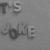 It's a joke text written on board