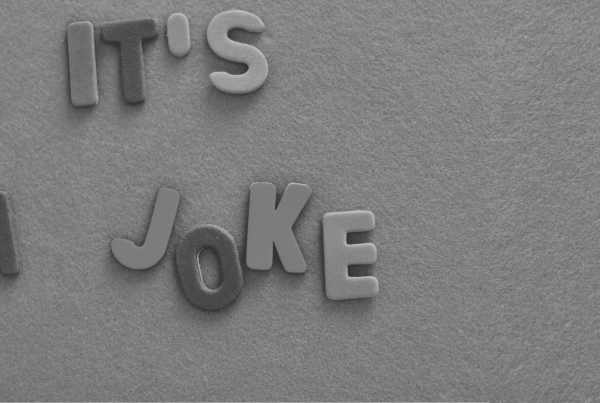 It's a joke text written on board