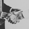 People shaking hands