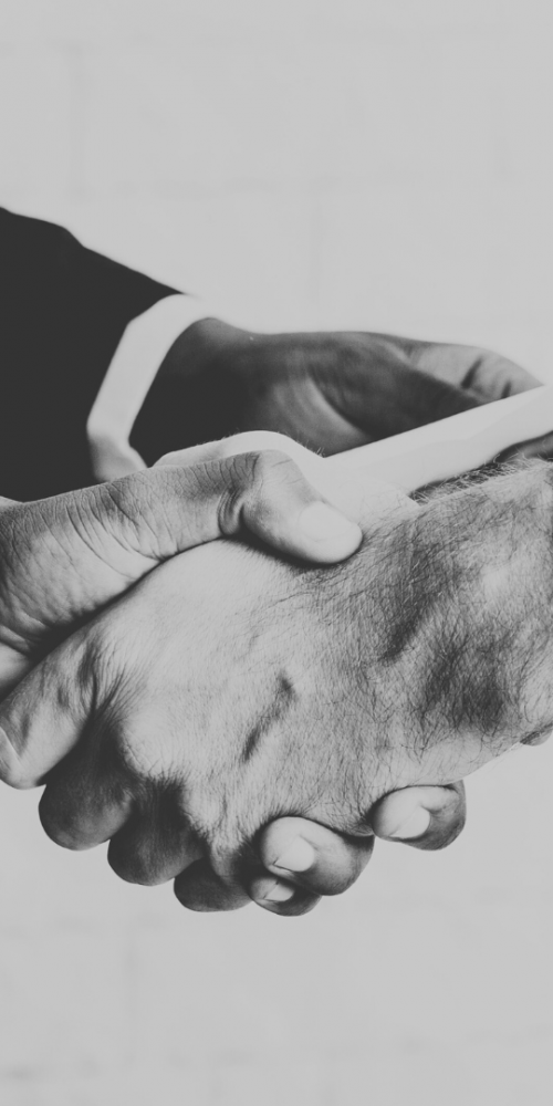 People shaking hands