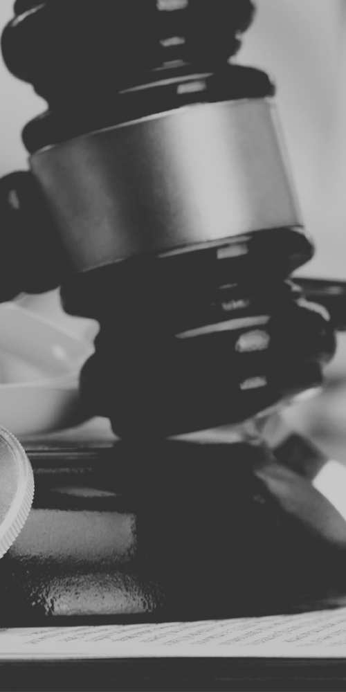 Gavel and stethoscope