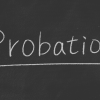 probation on chalkboard