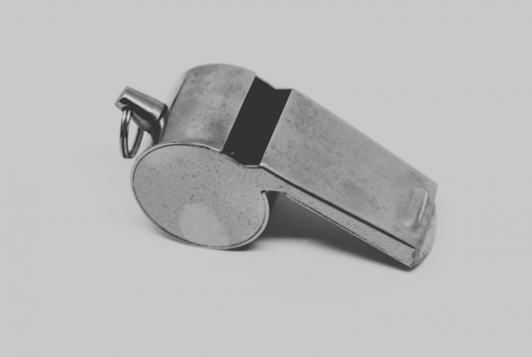 Picture of a referee's whistle
