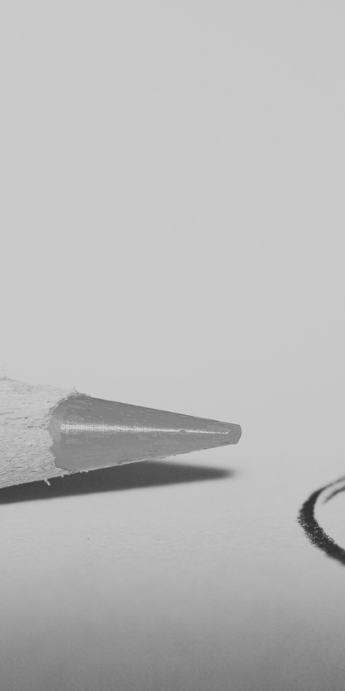 Pencil next to circle with X within the circle to show that it's an error
