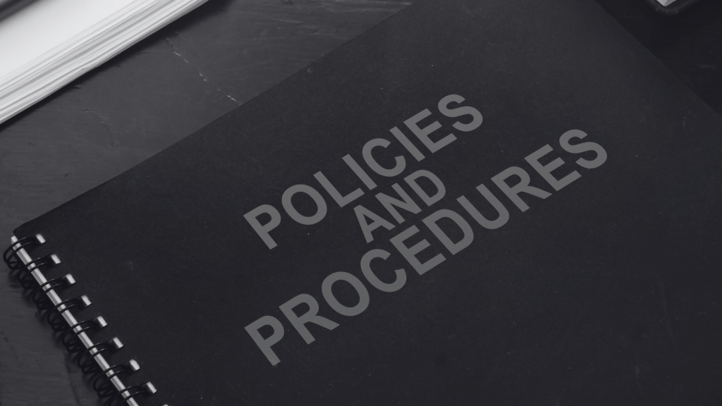 Policies and procedures